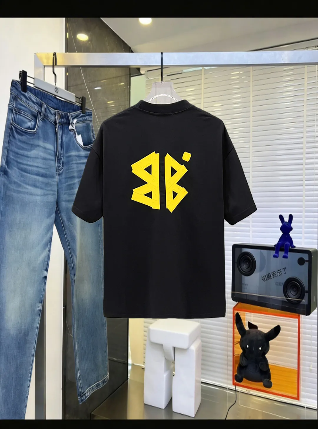 👍 logo Logo Same Style T 280 Versatile : Black White Size：S M L XL